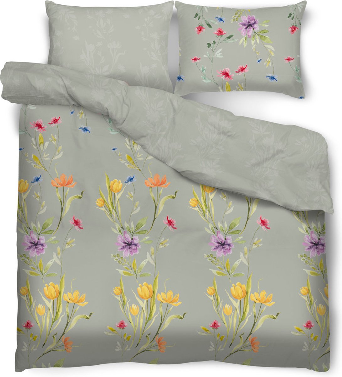 Dolce Vita Collection Gardenia dekbedovertrek 200 × 220 cm – Satijnkatoen – Inclusief 2 kussenslopen – Oeko-Tex