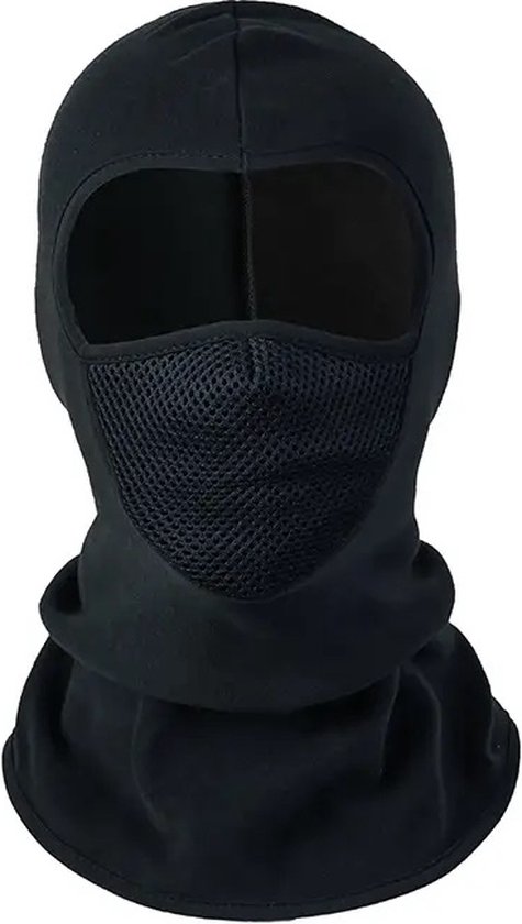 Winter Balaclava - Helmmuts - Bivakmuts - skimask - gezichtsbescherming - Zwart