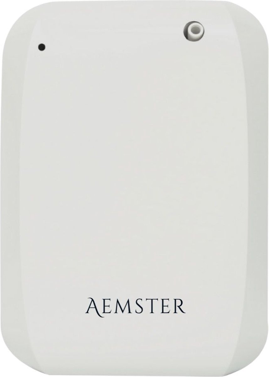 Aemster - Nyra Wit - Bluetooth Aroma diffuser voor geur olie, essentiële olie en huisparfum - Wand model koude lucht geurverspreider