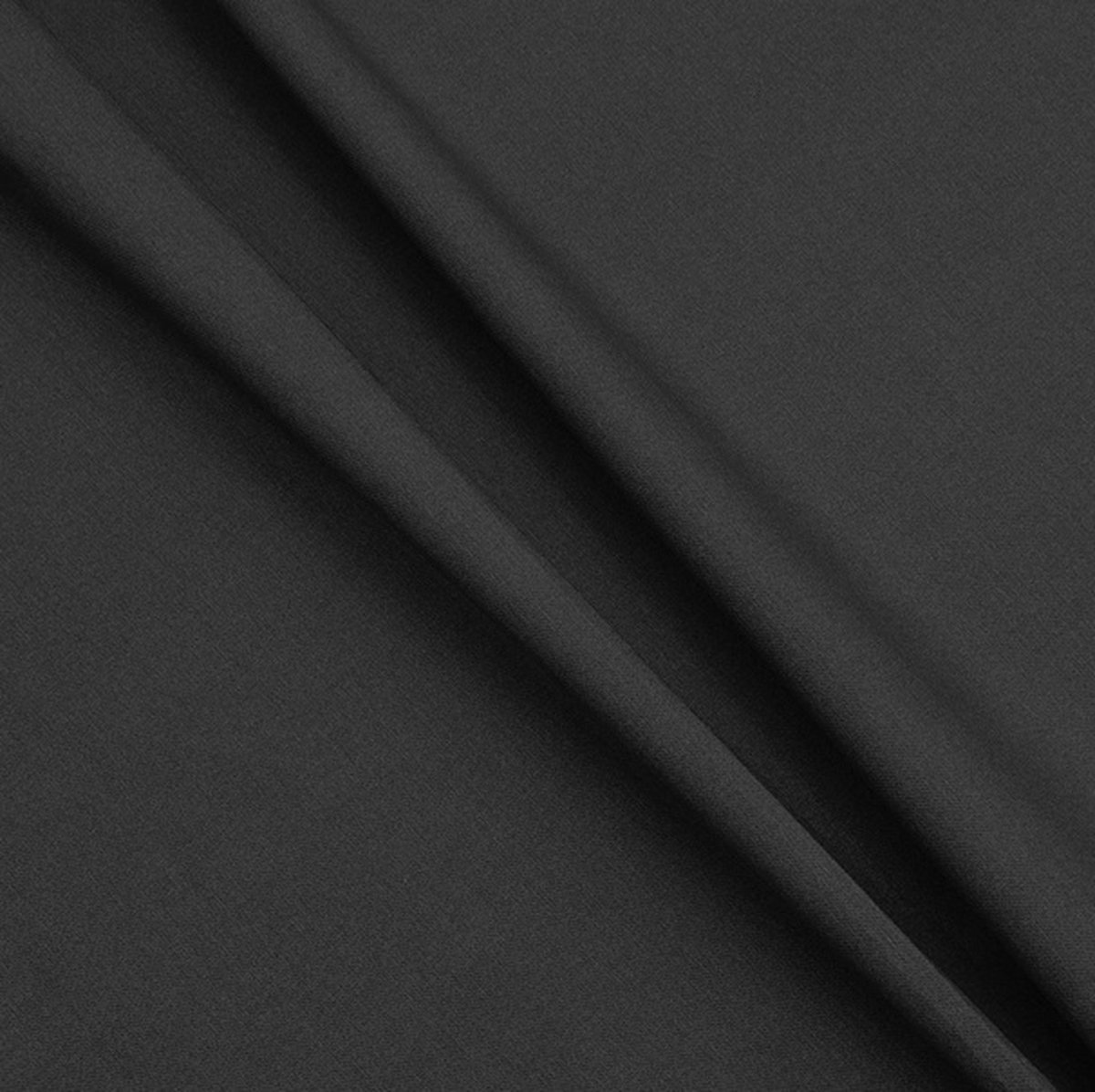 Gecoat tafelkleed/tafellinnen - Afwasbaar - Op koker geleverd - kleur: effen zwart - 350x140cm