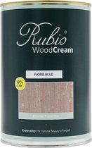 Rubio Monocoat WoodCream - Waxcrème in 1 Laag voor Verticaal Buitenhout - Fjord Blue, 1 l