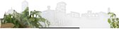 Standing Skyline Enschede Spiegel - 40 cm - Woon decoratie om neer te zetten en om op te hangen - Meer steden beschikbaar - Cadeau voor hem - Cadeau voor haar - Jubileum - Verjaardag - Housewarming - Aandenken aan stad - WoodWideCities
