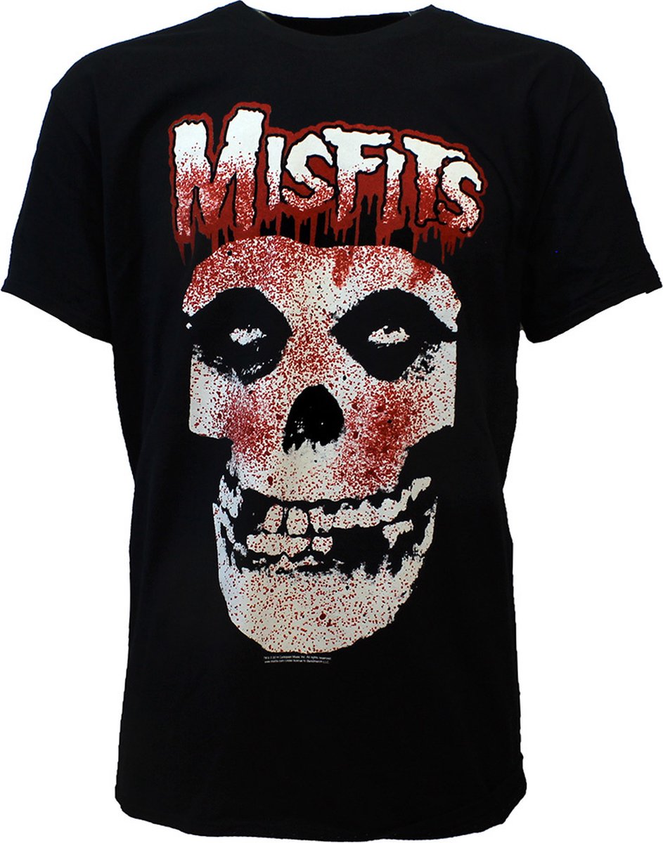 Misfits Bleeding Skull T-Shirt - Officiële Merchandise - M