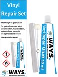 Set de réparation vinyle Ways avec colle et applicateur, pour la réparation du vinyle sous l'eau.