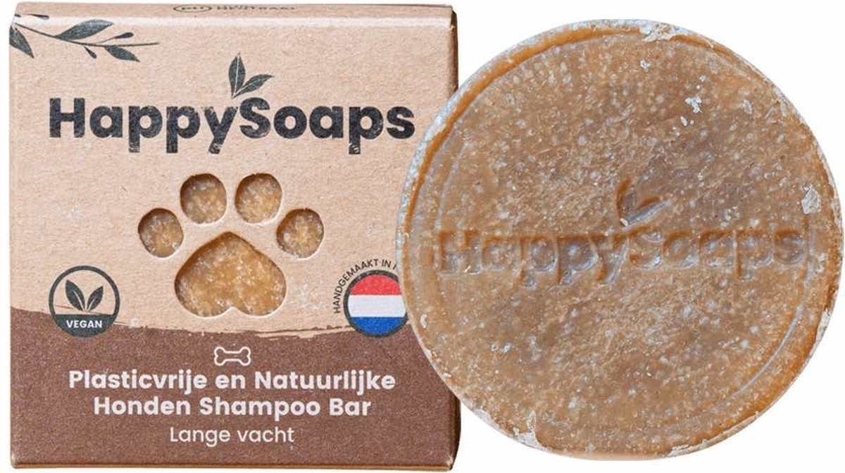 HappySoaps - Honden Lange Vacht Shampoo Bar - 70g