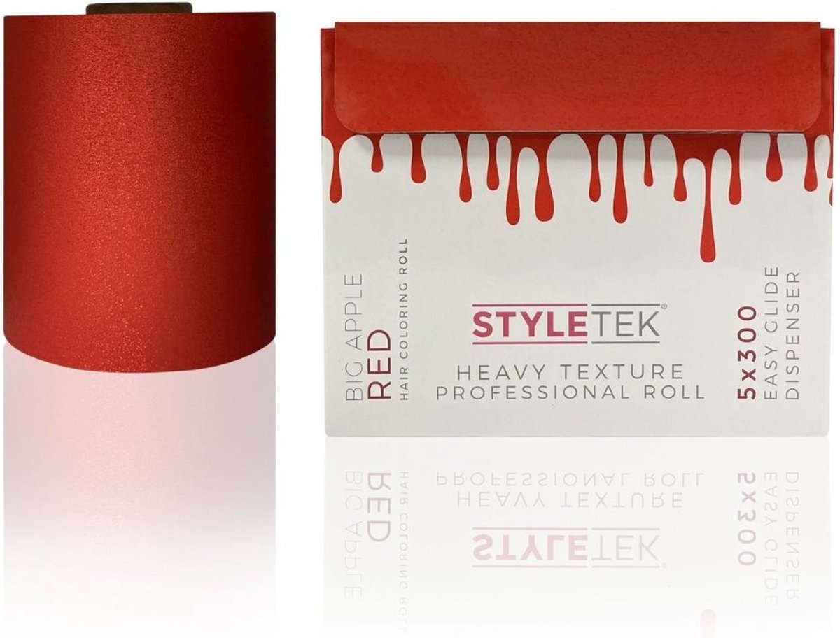 Styletek - Big Apple Red Embossed Folie - 100M