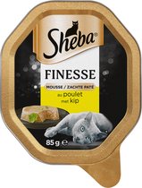 Sheba Finesse mousse kip alu kuipje 85g 22 Krimpen x 85 gram