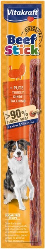 Vitakraft Beef-Stick 12 gram Kalkoen