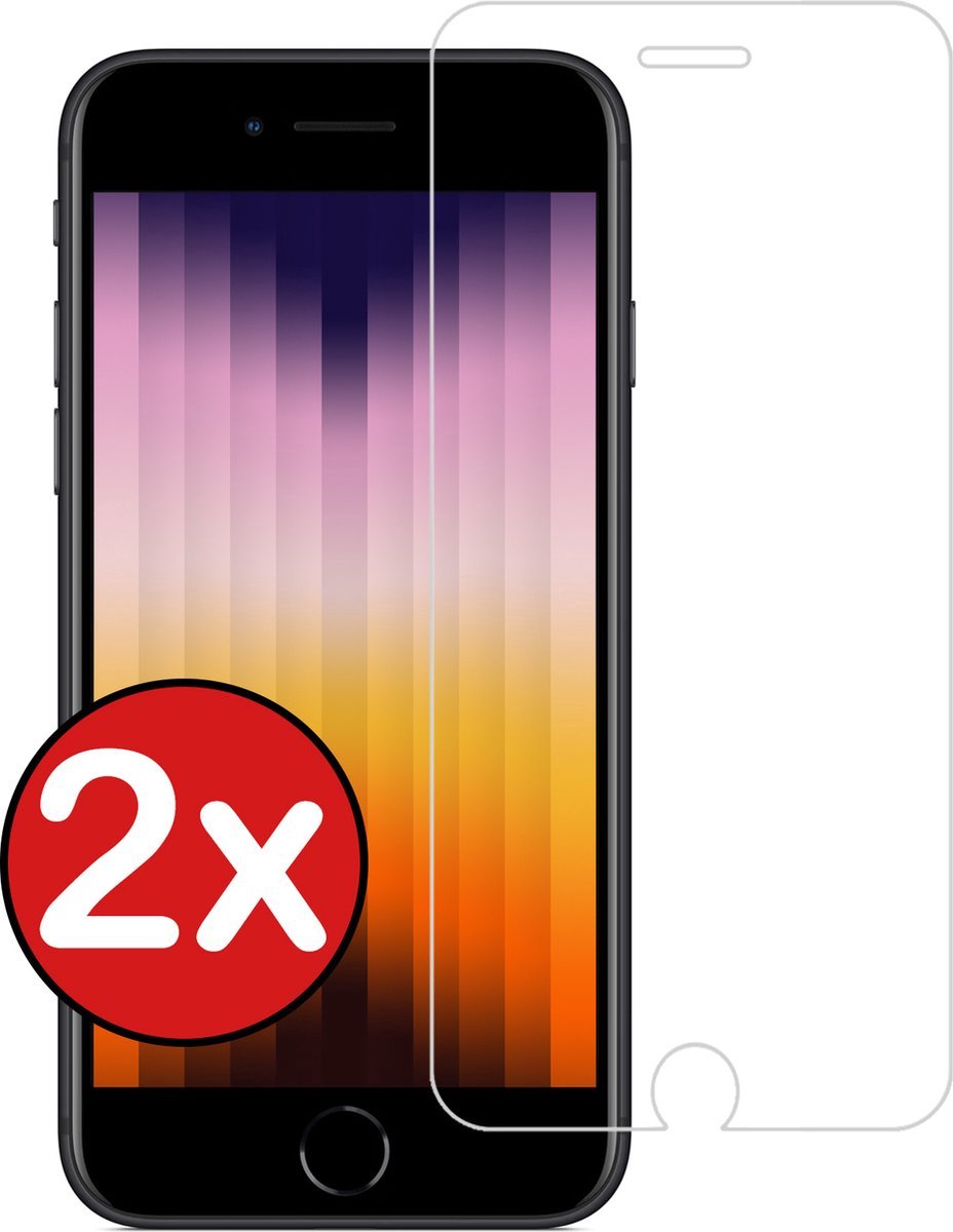 Iphone SE 2022/SE 2020 screenprotector – Apple Iphone SE 2022/SE 2020 screenprotector – Tempered glass Iphone SE 2022/SE 2020 – 2 pack