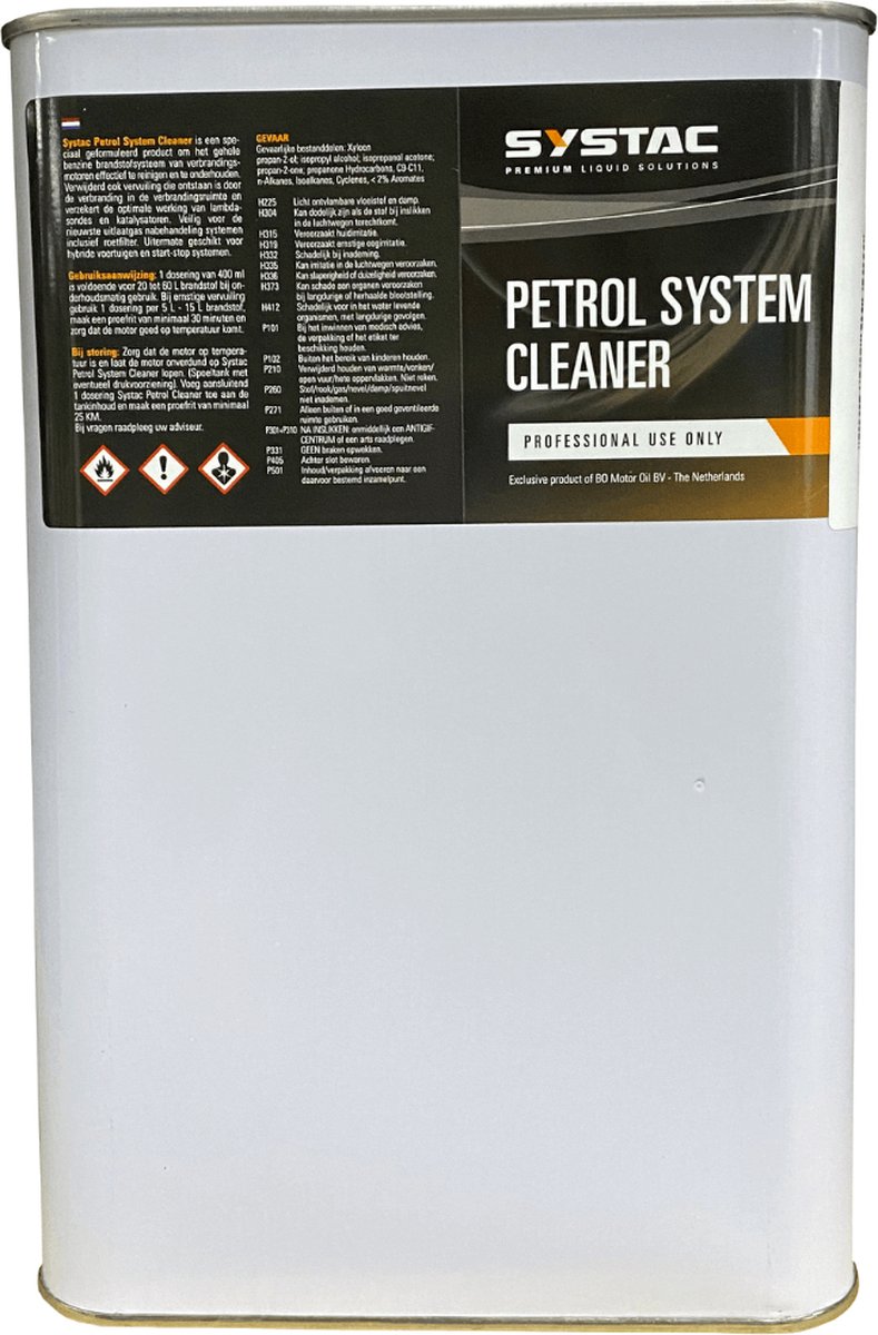 brandstofadditief systac petrol system cleaner (4l)