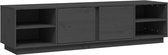 vidaXL - Tv-meubel - 156x40x40 - cm - massief - grenenhout - grijs