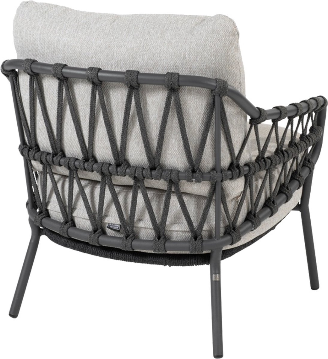 4 Seasons Outdoor Calpi fauteuil lounge dining bas - anthracite