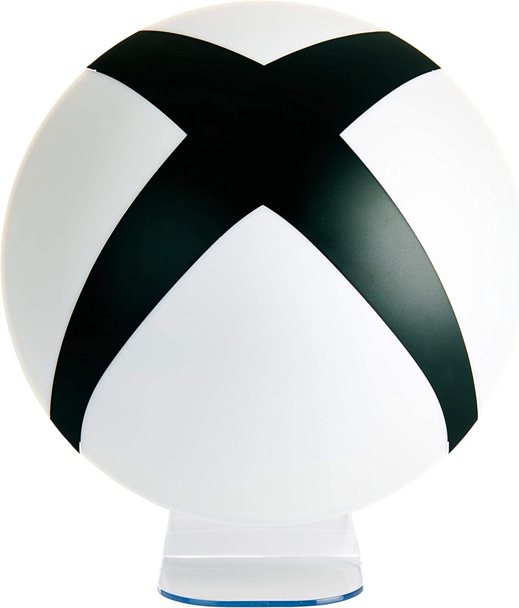 Wrapped Delights - Paladone Pp5686Xbtx,Microsoft Xbox 3D-Lamp Logo Zwart/Wit, Rond, Usb Of Batterijvoeding.