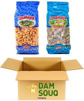 Damsouq® Mixpakket Casa Mayor Zonnebloempitten en Maïssnack (4x 250 Gram)