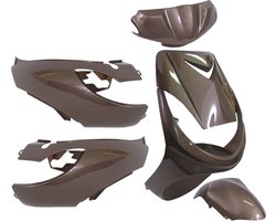 Edge Kappenset Peugeot Vivacity 6-delig Audi bruin metallic