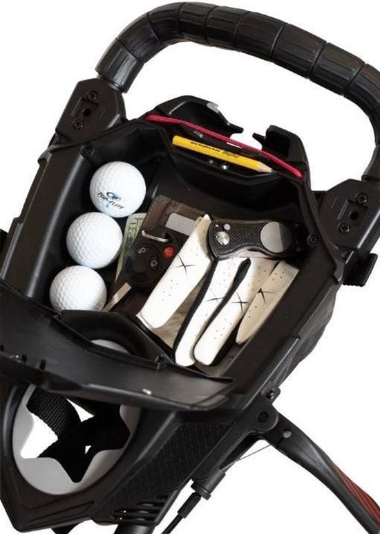 Bagboy Nitron Golftrolley - Zwart — afbeelding 4