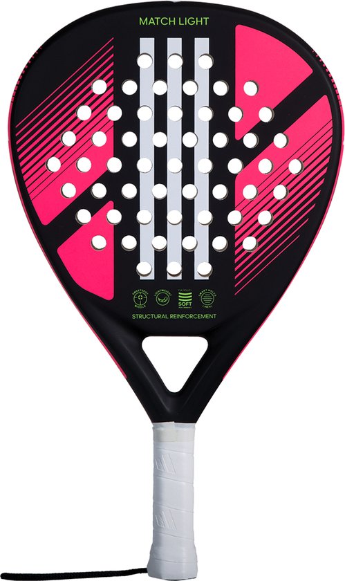 Adidas Match Light 3 2 Padelracket Roze Limoen Maat UNI Bol