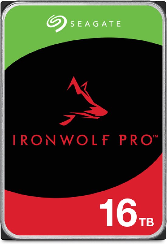 Seagate IronWolf Pro ST16000NT001 - Vaste schijf - 16 TB - intern - 3.5" - SATA 6Gbs - 7200 tpm - buffer: 256 MB - met 3 jaar Seagate Rescue Data Recovery