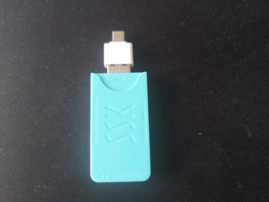 Micro USB naar USB-A adapter OTG Converter USB 2.0 - HUB -adaptor- wit- Mini