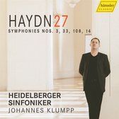 Heidelberger Sinfoniker, Johannes Klumpp - Haydn: 27 - Symphonies Nos. 3, 33, 108 & 14 (CD)