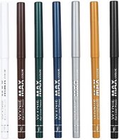 Wynie – MAX Color - Set met 7 kleuren - Oogpotlood, draaibaar / Automatic Eyeliner Pencil - Zilver Goud Zwart Bruin Wit Groen Blauw