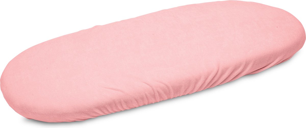 Sensillo Baby Kinderwagen Matras Hoeslaken - 35 x 70 cm - Badstof - Roze - Matrashoes kinderwagen
