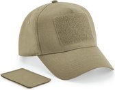 Beechfield 'Removable Patch 5 Panel Cap' Woestijnzand