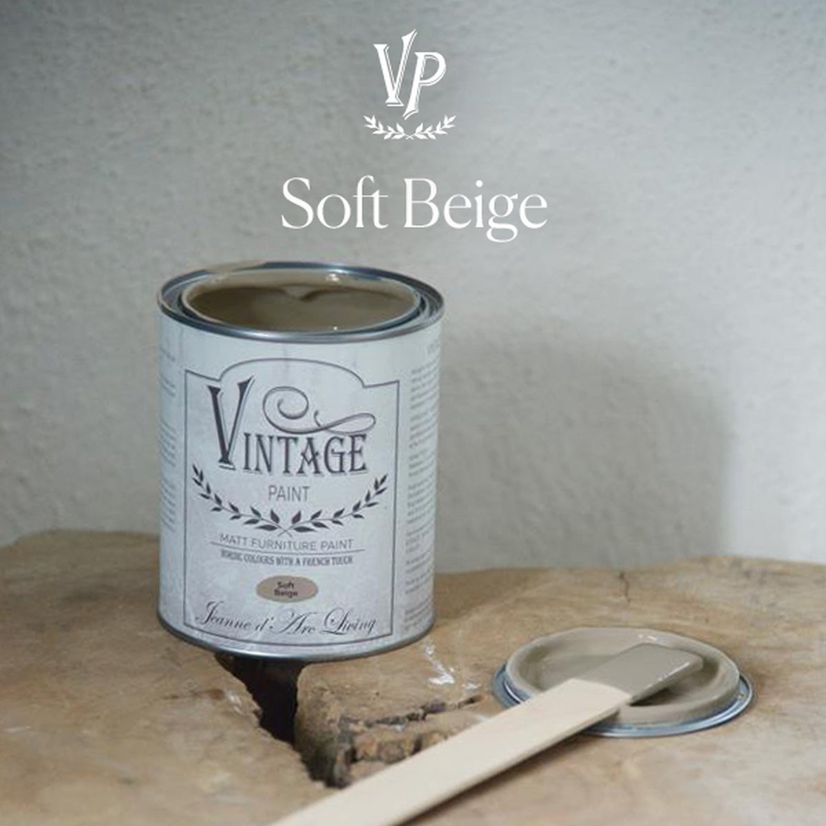 Krijtverf - Vintage Paint - Jeanne d'Arc Living - 'Soft Beige' - 2.5 l