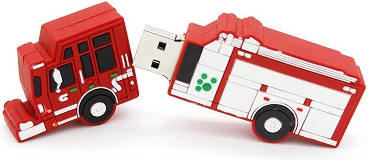 128GB 3.0 Brandweerwagen usb stick -1 jaar garantie A graden klasse chip