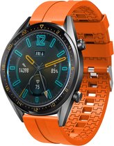 Strap-it Smartwatch bandje 22mm - extreme siliconen horlogeband geschikt voor Huawei Watch GT 2 46mm / GT 3 46mm / GT 3 Pro 46mm / Watch 3 (Pro) / GT 2 Pro - Polar Vantage M / M2 / Grit X - Xiaomi Mi Watch / Xiaomi Watch S1 / Watch 2 Pro - oranje