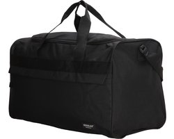 Beagles Originals Basics Reistas Unisex - Weekendtas met verstelbare schouderband - Bagagetas van Nylon en Polyester - Zwart