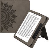 kwmobile flip cover geschikt voor Amazon Kindle Oasis 10. Generation - Book case met magnetische sluiting - Hoes voor e-reader in grijs