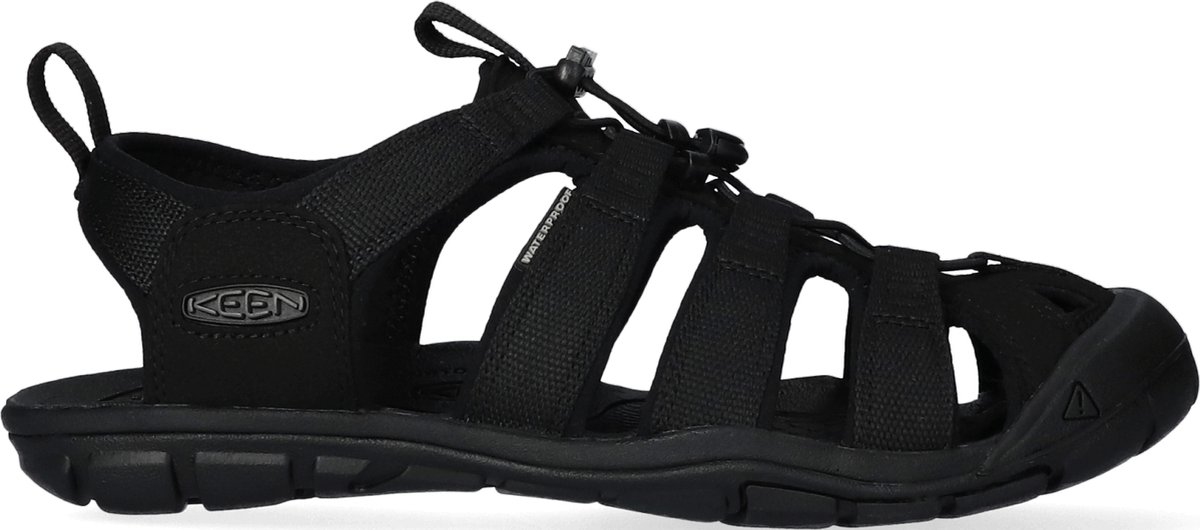 Keen Clearwater CNX Sandales pour femmes Homme Triple Noir - Taille 46 | bol