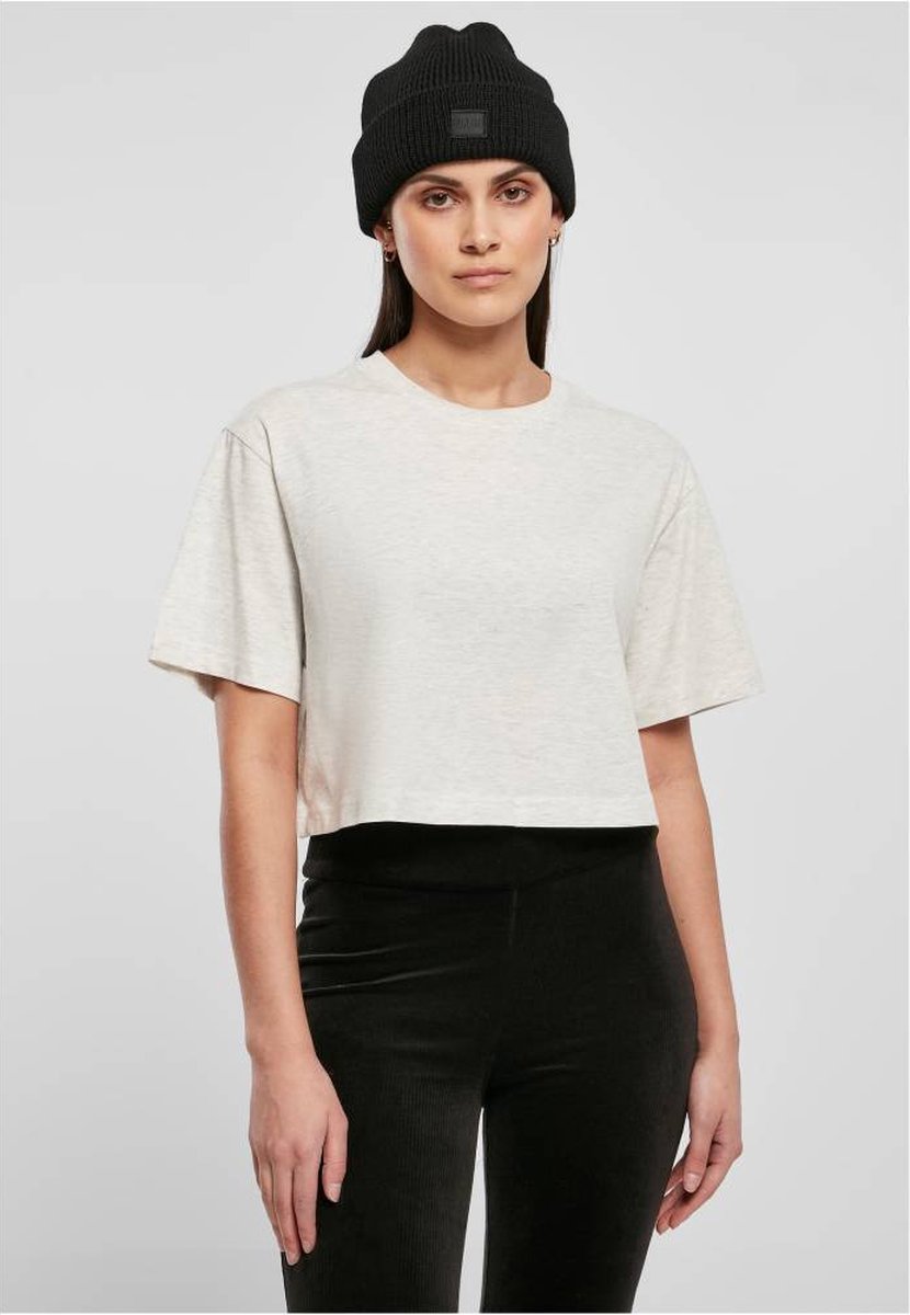 Urban Classics Short Oversized Crop top XXL Grijs