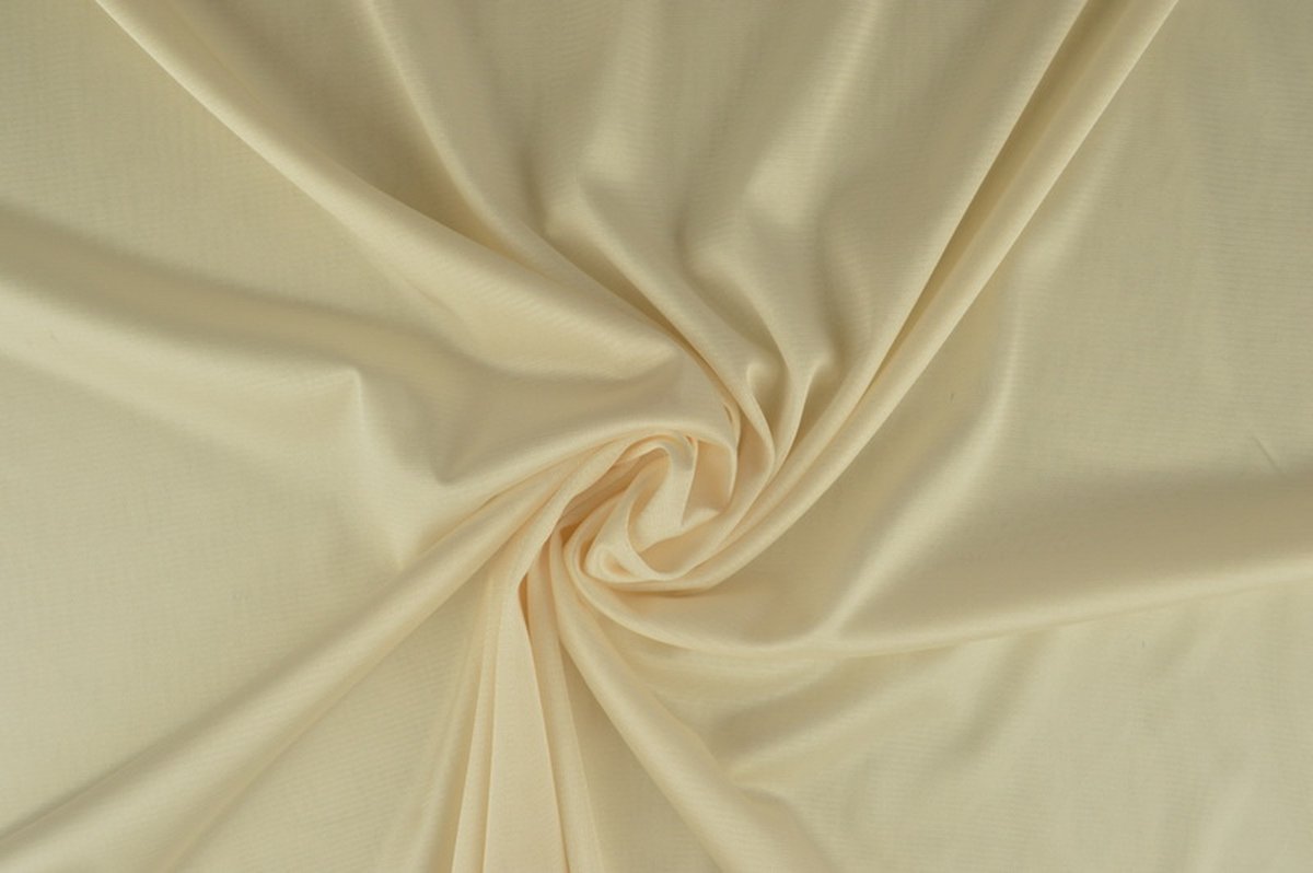 55 meter stretch voering - Gebroken wit - 100% polyester