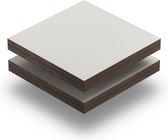 HPL plaat 6 mm dik - 110 x 60 cm - Structuur Lichtivoor