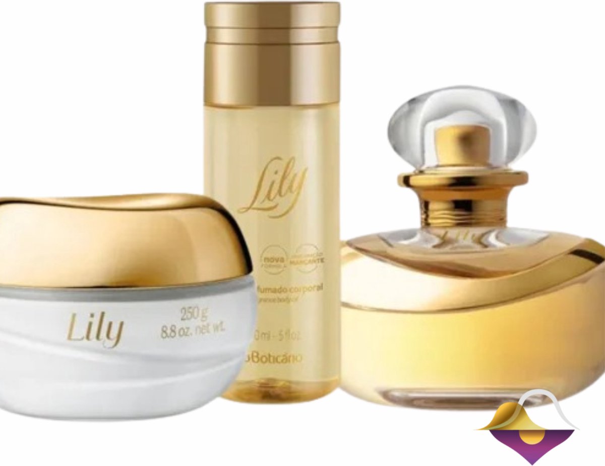 O Boticário, Cadeauset Lily Luxury van Eau de Parfum 75 ml + Lily Satin Body creme 250 gram+ Body Oil - Vrouwen