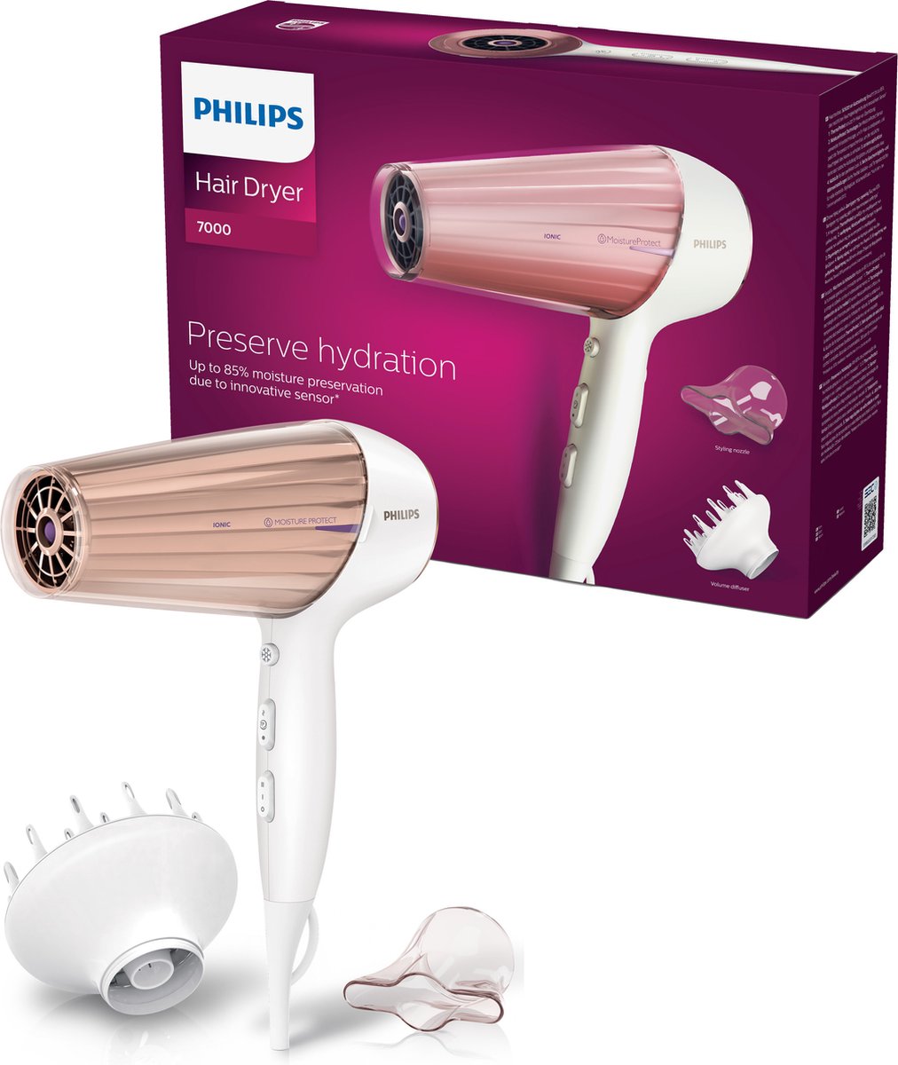 Philips Moisture Protect HP8280/00 - Föhn met diffuser - Philips