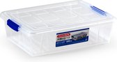 PlasticForte Opbergbox met deksel - 500 ml - transparant - kunststof