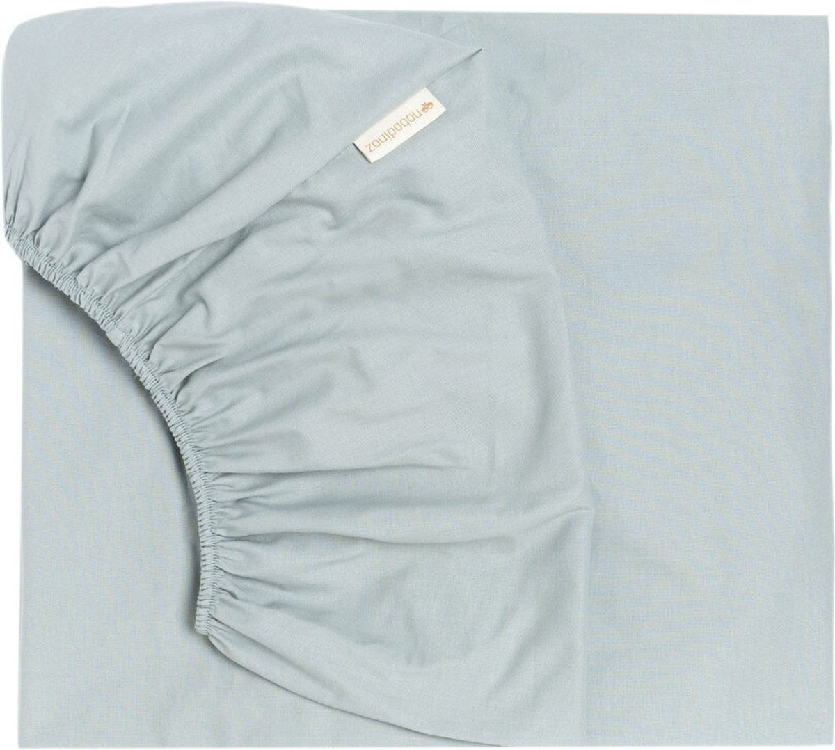 Nobodinoz 90x200cm hoeslaken Tibet | Soft Blue