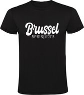 Brussel Coordinaten Heren T-shirt