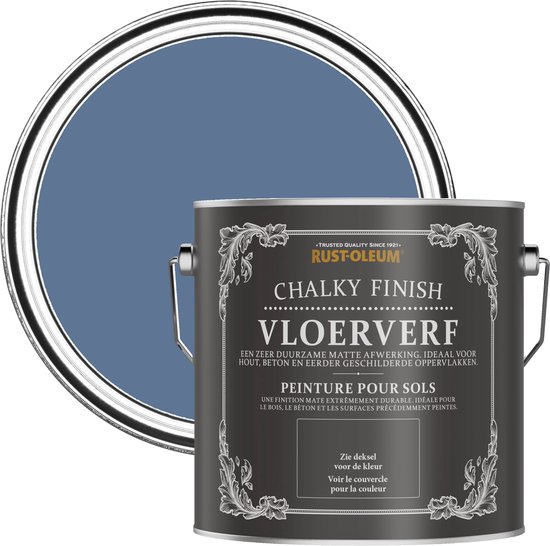 Rust-Oleum Blauw Vloerverf - Blauwe Rivier 2,5L