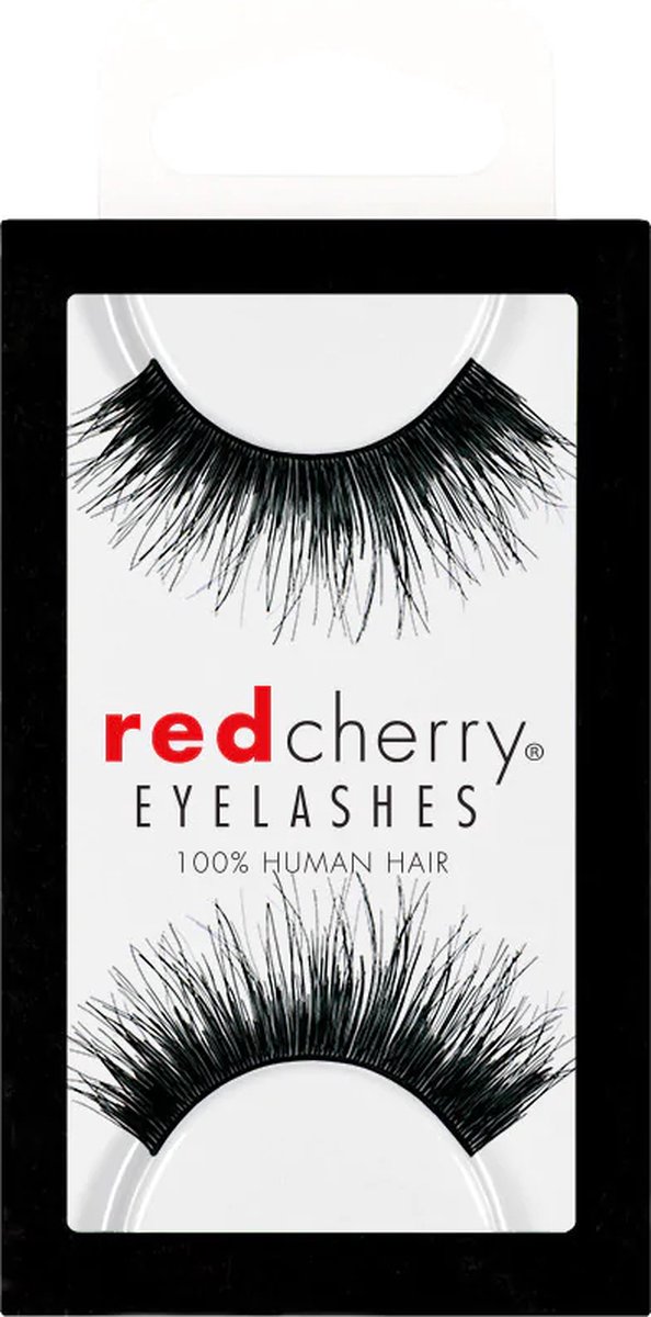 Red Cherry Eyelashes #102 - Nepwimpers - Menselijk Haar - Chakra