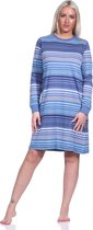Normann dames nachthemd Creative 69620 - Blauw - XL 48/50
