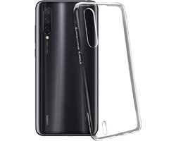 Avizar Hoesje Geschikt voor Mi 9 Lite Siliconen Flexibel Ultra Dun, Transparant