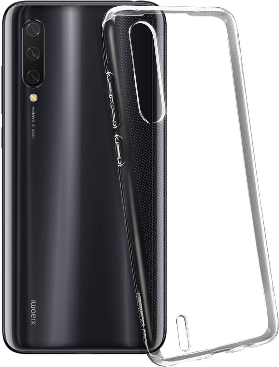 Geschikt voor Xiaomi Mi 9 Lite Case Resistant Soft Flexible Gel Silicone transparant