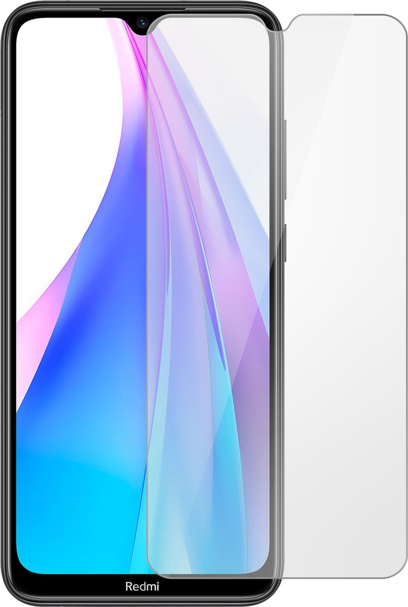 Gehard Glas Geschikt voor Xiaomi Redmi Note 8T 9H Anti-vlekken transparant