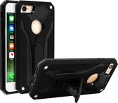 Geschikt voor Apple iPhone7/8/SE 2020-2022 Case Bi-materiaal Schokbestendige standaard zwart