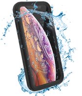Geschikt voor Apple iPhone XS Max Hoes Waterdicht 2m, Integraal Schokbestendig Redpepper Zwart