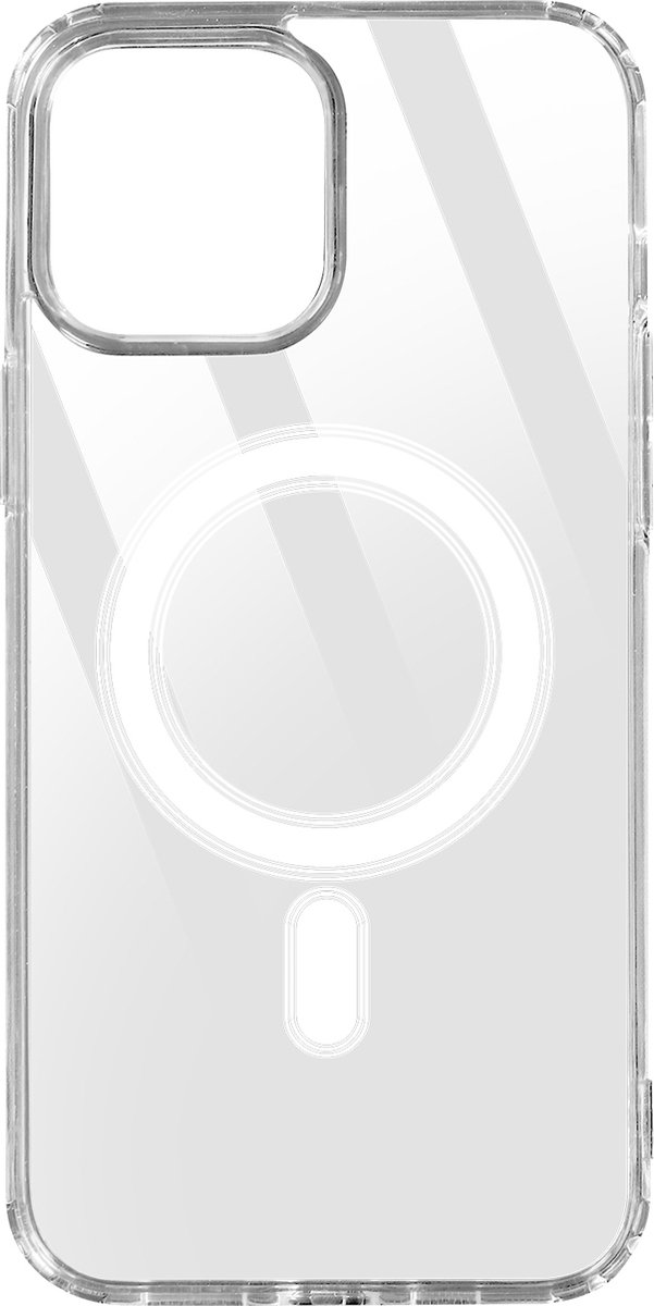 Hoes Geschikt voor Apple iPhone 11 voor Magsafe Magnetische Cirkel – Transparant